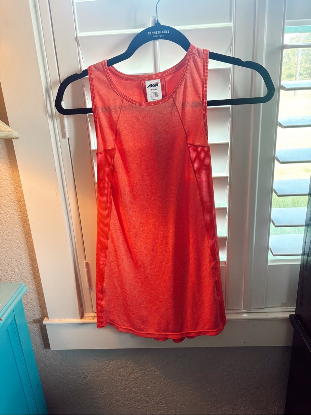 Avia Women's Orange Performance Mesh Tank